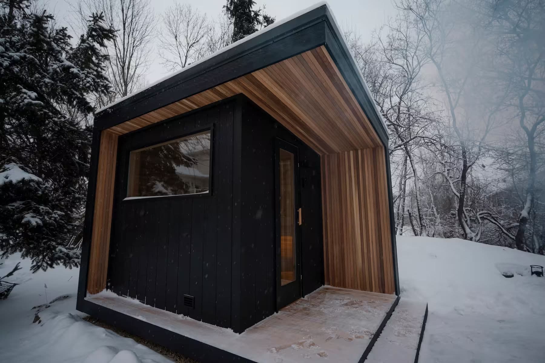 Indoor vs. Outdoor Sauna image