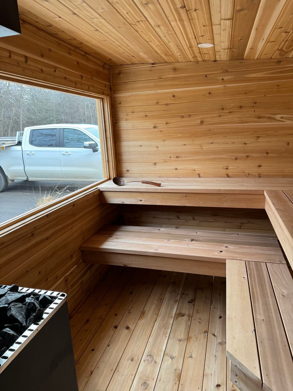 Gallery photos for Custom Outdoor Wood-Fired Sauna Delivered to Clear Lake: Image #1