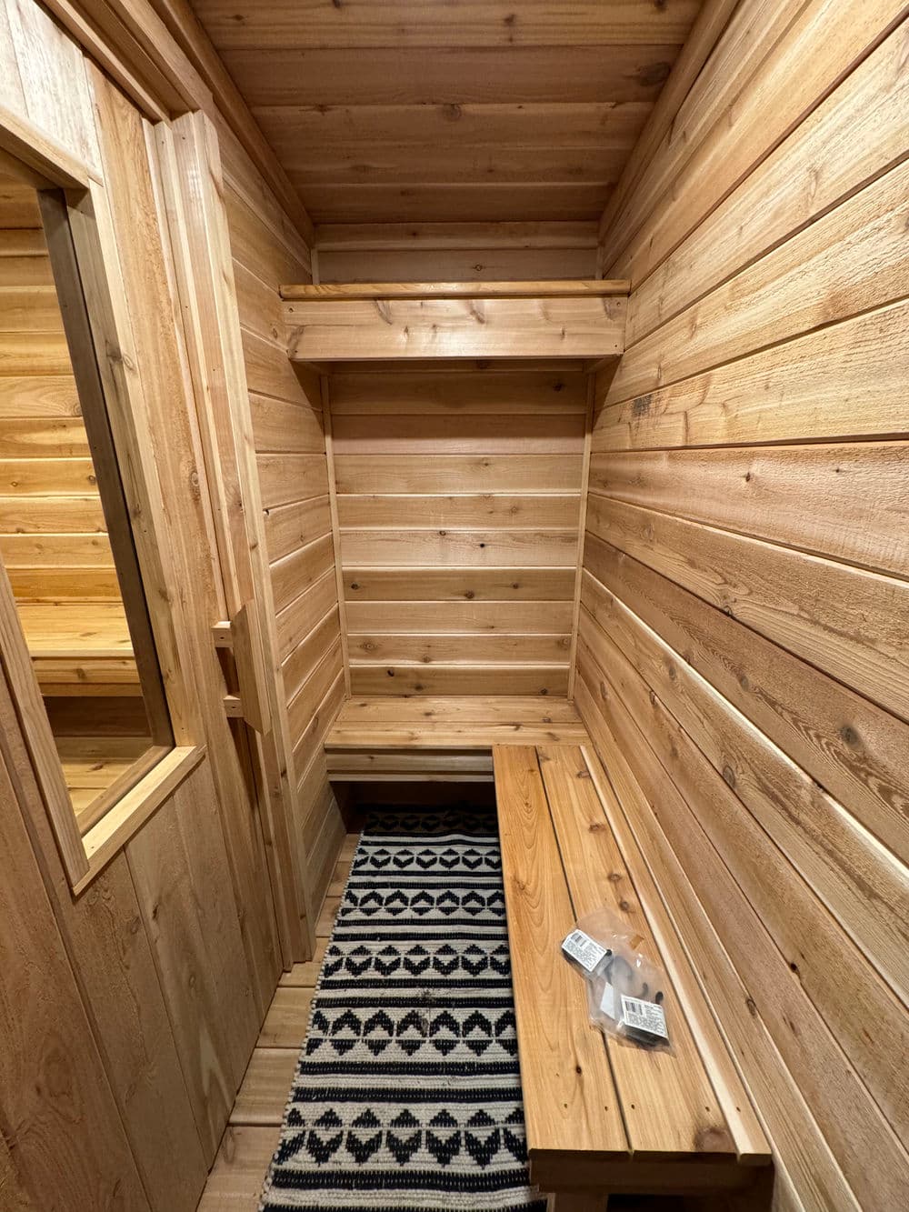 Gallery photos for Custom Compact Sauna with Upgraded Dressing Area in Dassel: Image #1