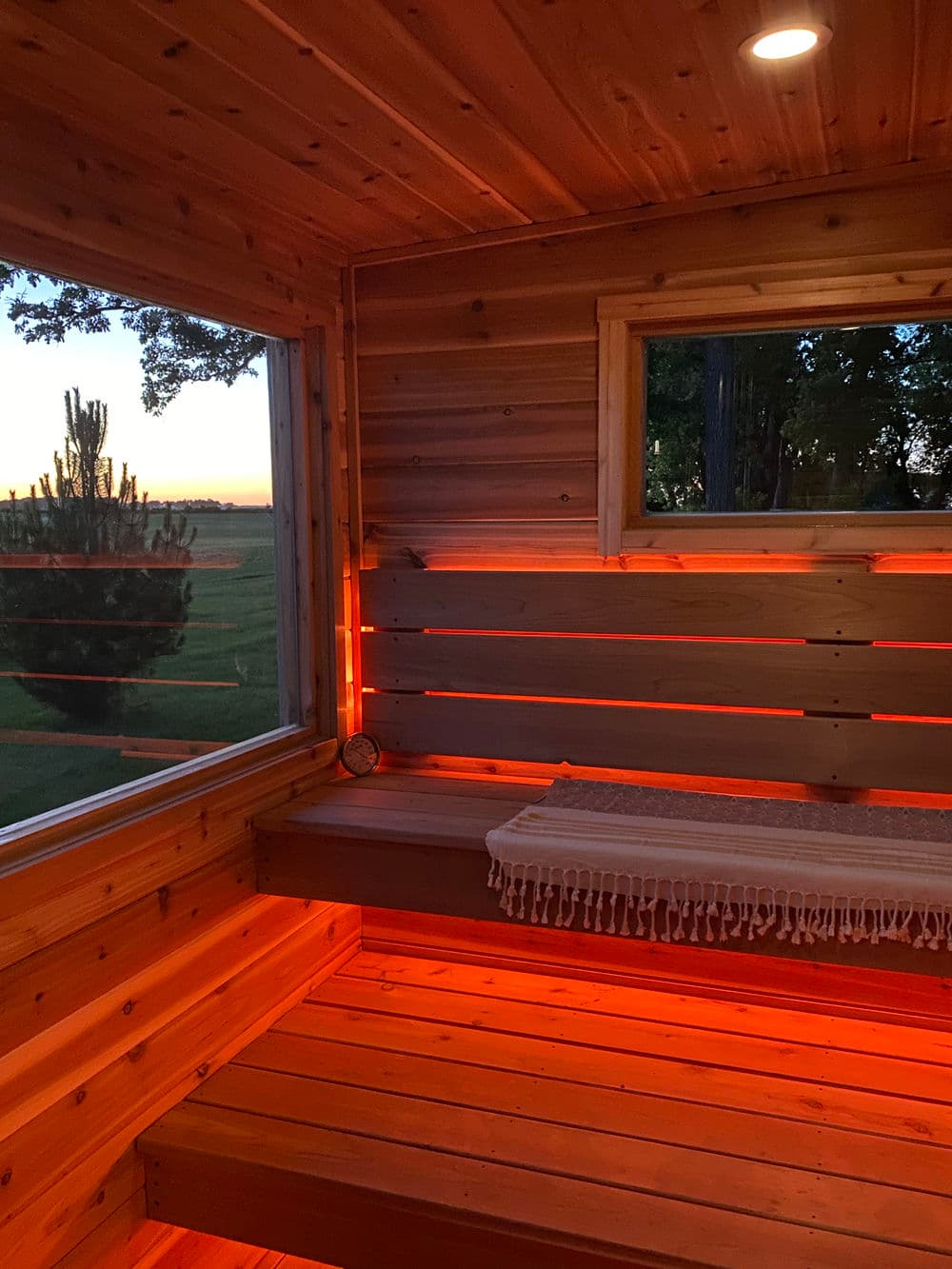 Gallery photos for Bringing the Heat to Northern Iowa with Custom Sauna Build: Image #1