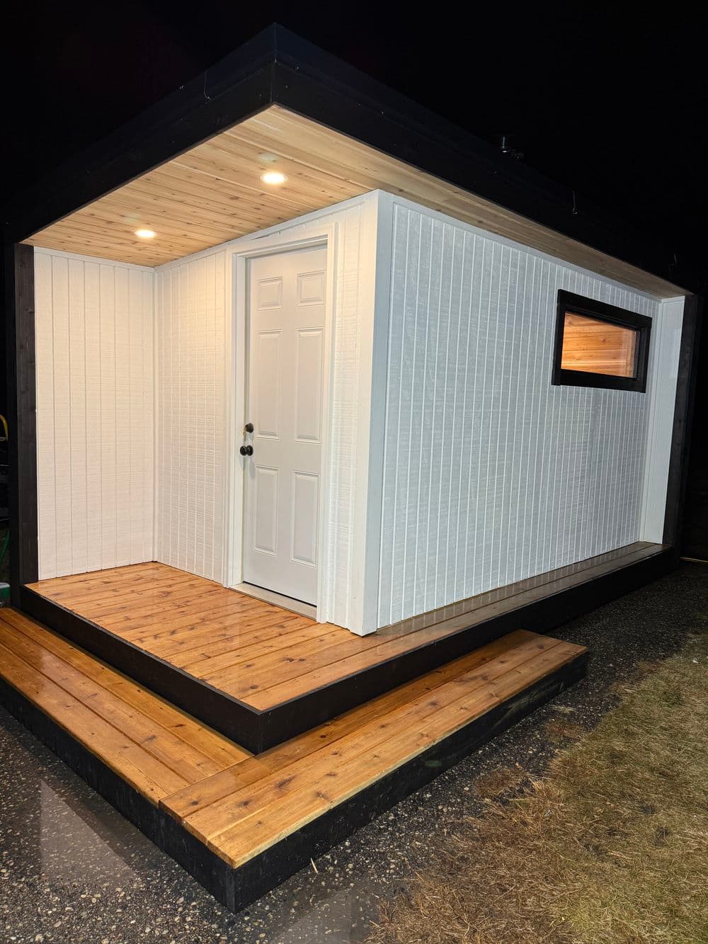 Gallery photos for Crafting Community: A Hand-Built Sauna for a Local Church Event: Image #1