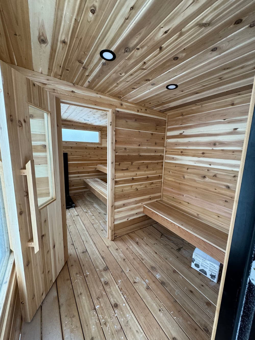 Gallery photos for Custom Wood-Fired Sauna Installation in Longville: Image #2