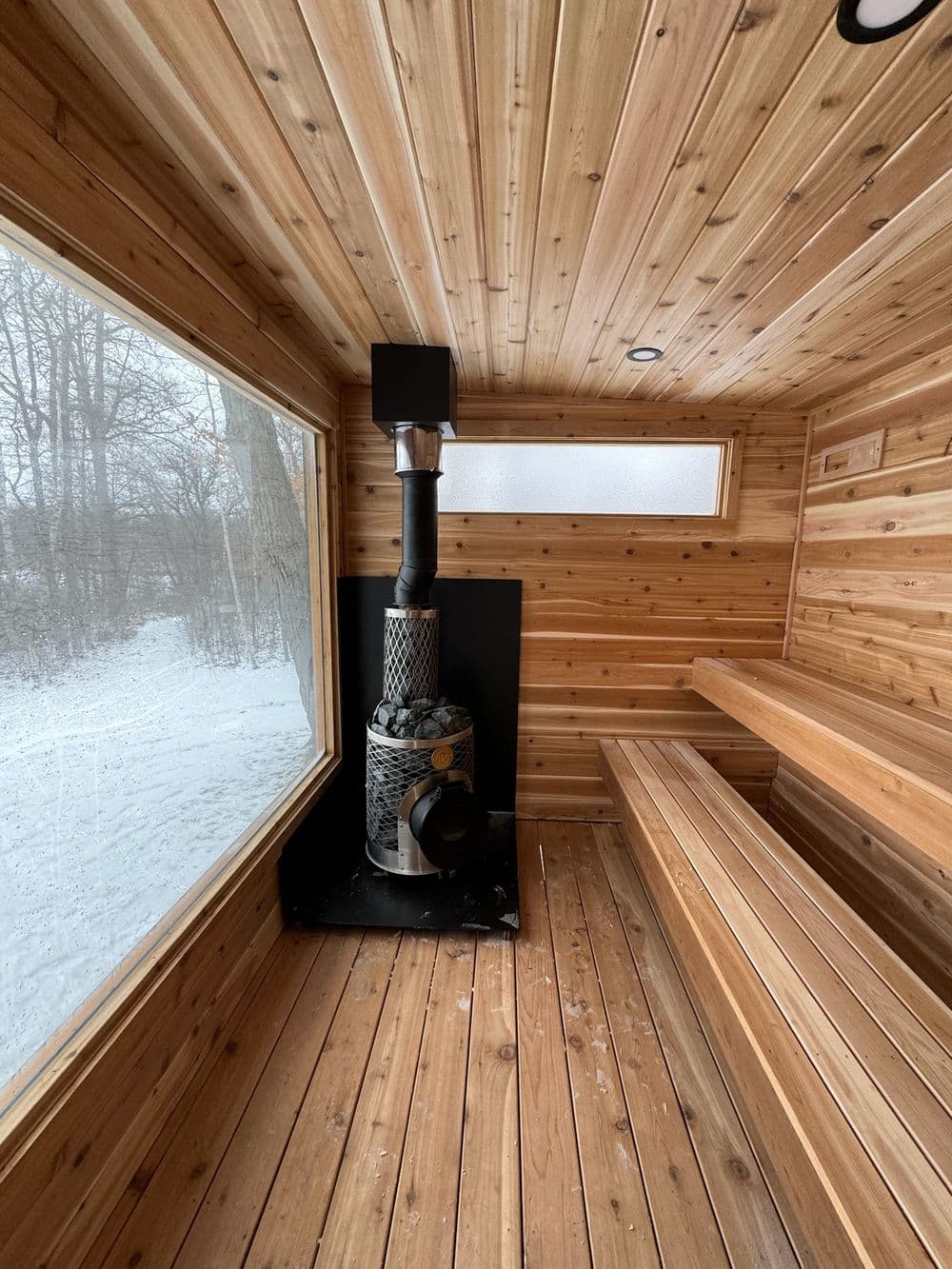 Gallery photos for Custom Wood-Fired Sauna Installation in Longville: Image #3