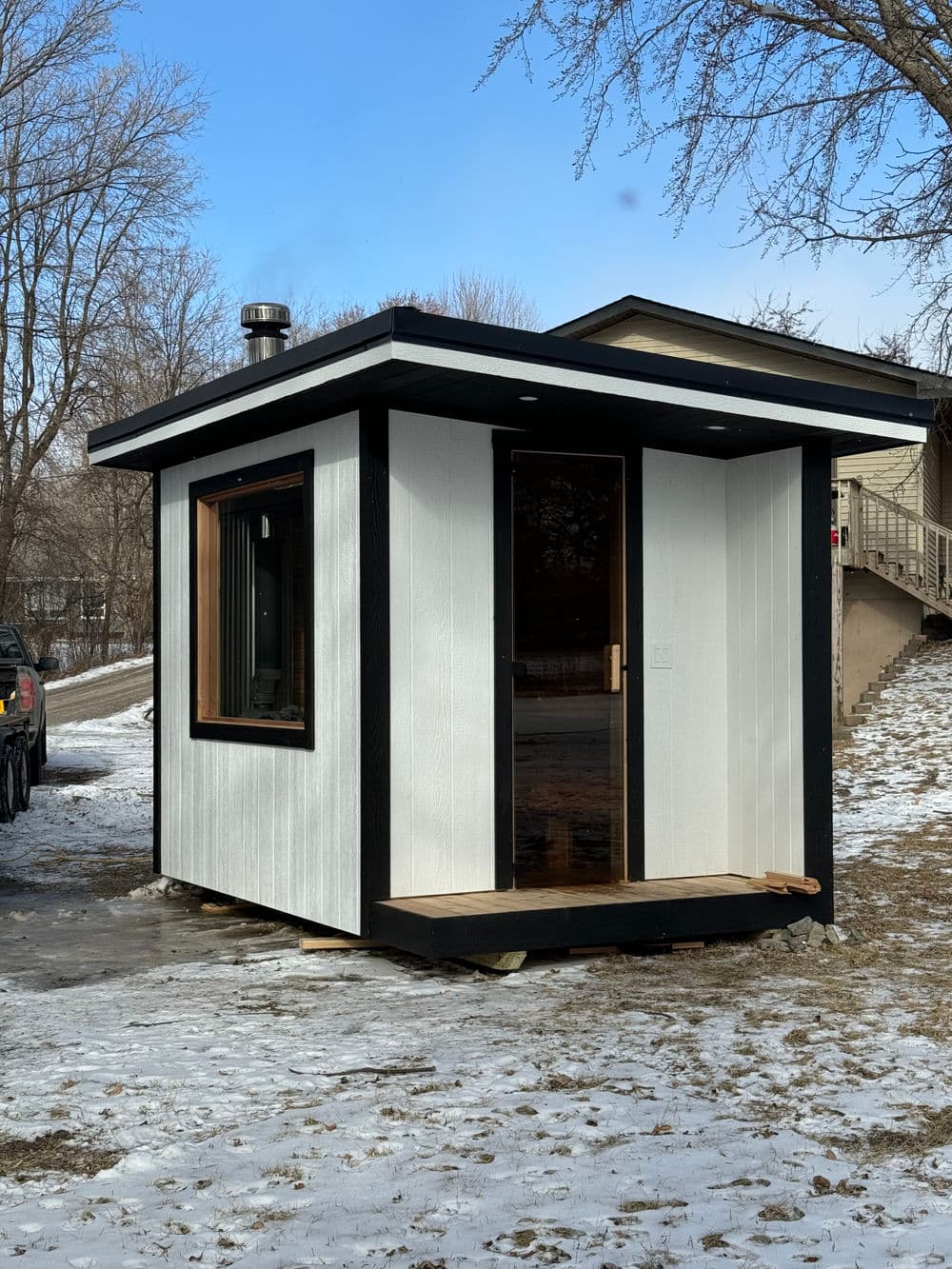 Custom Tuli Sauna Build Wausau Wisconsin image
