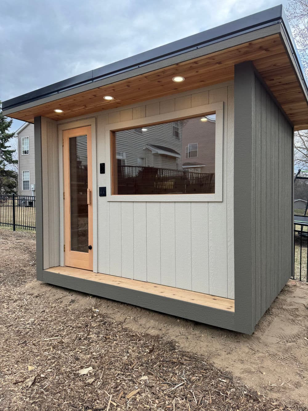 Custom Outdoor Sauna Build in Chanhassen Minnesota image
