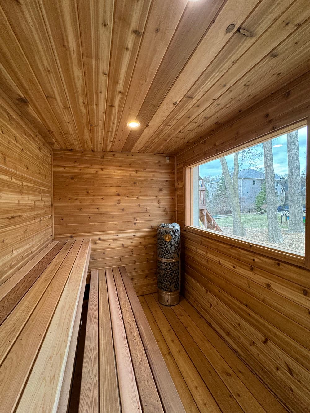 Gallery photos for Custom Outdoor Sauna Build in Chanhassen Minnesota: Image #1