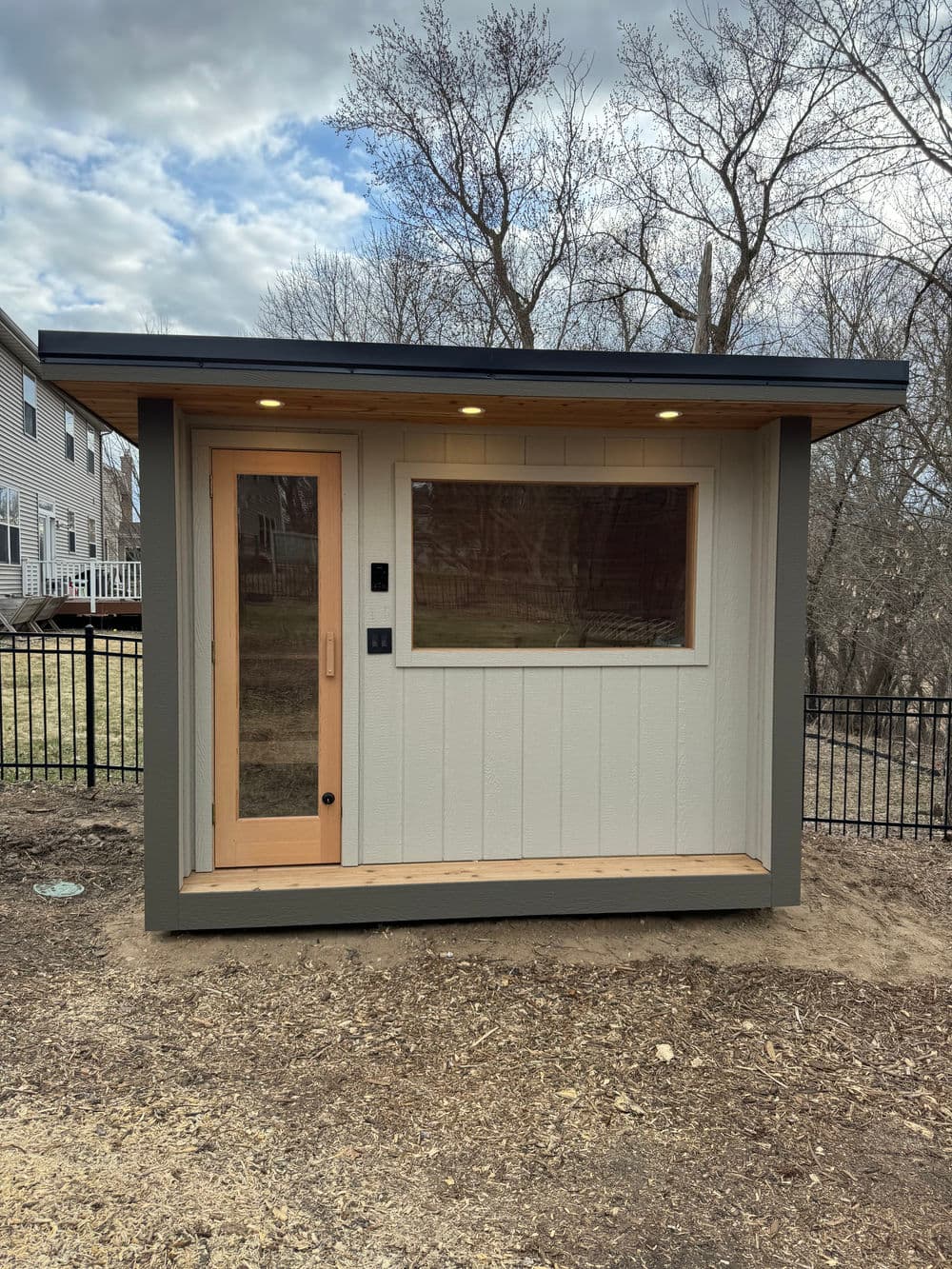 Gallery photos for Custom Outdoor Sauna Build in Chanhassen Minnesota: Image #2