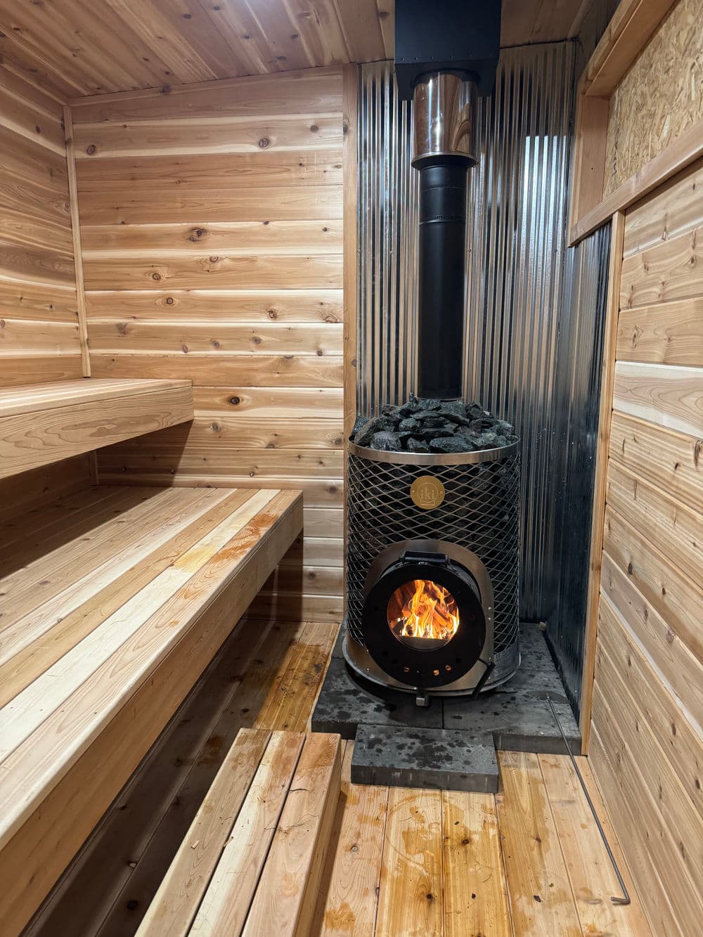 Gallery photos for Custom 8x16 Wood-Fired Backyard Sauna Build in Monticello: Image #3