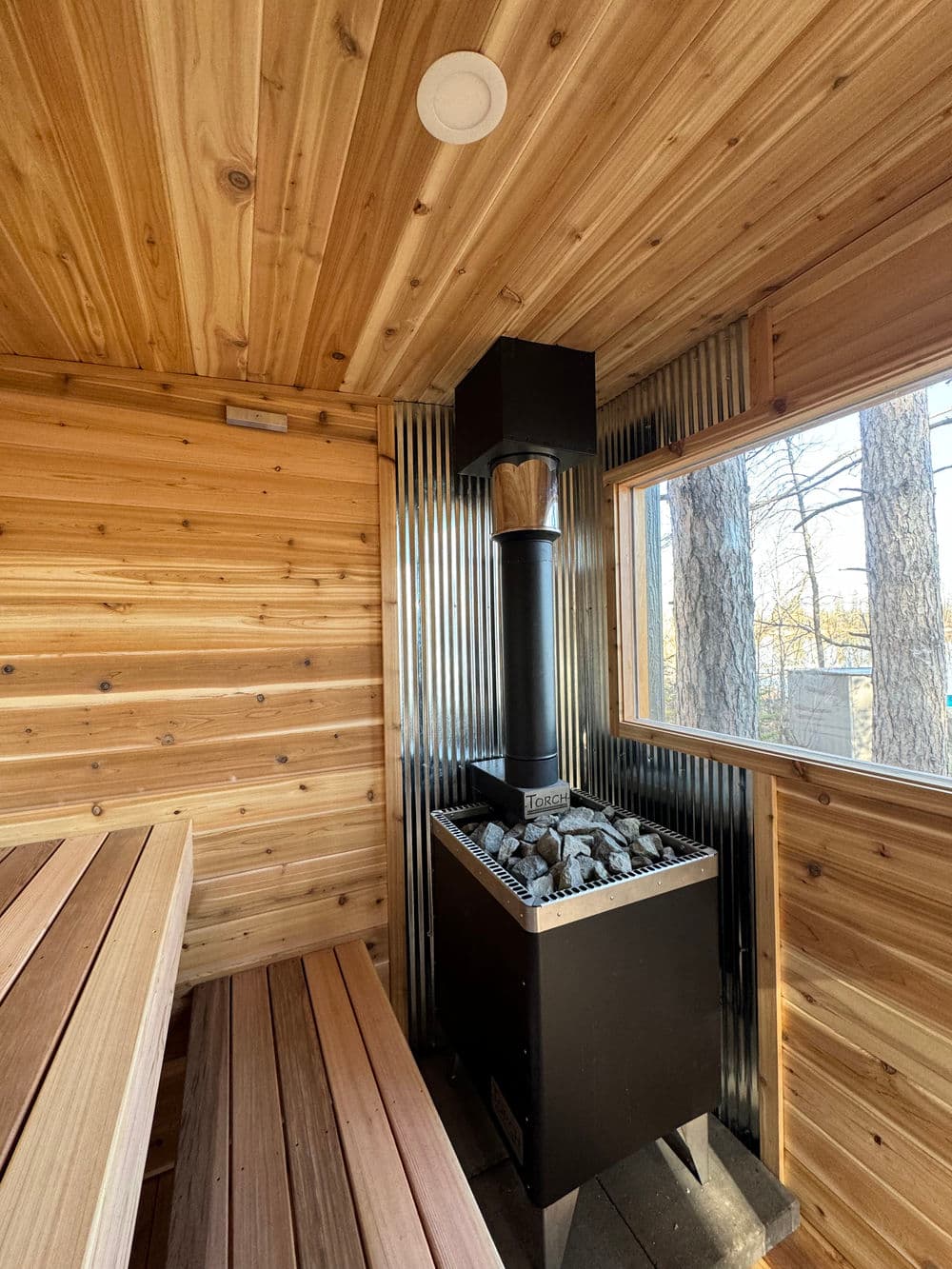 Gallery photos for Northern Steam Tuli Sauna Installed on Island Lake Near Sturgeon Lake: Image #1
