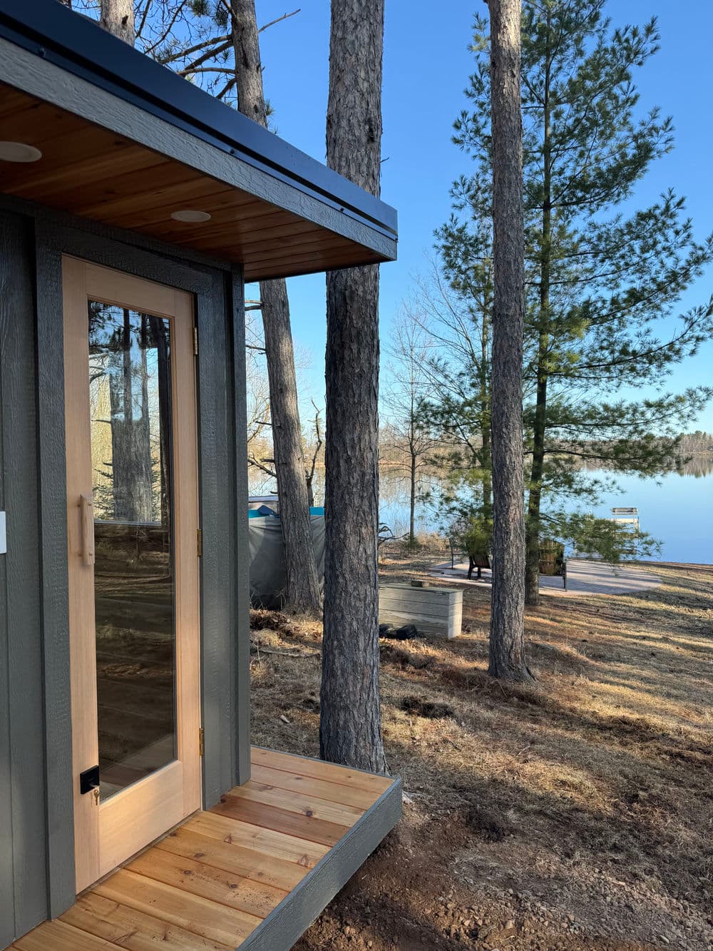 Gallery photos for Northern Steam Tuli Sauna Installed on Island Lake Near Sturgeon Lake: Image #3