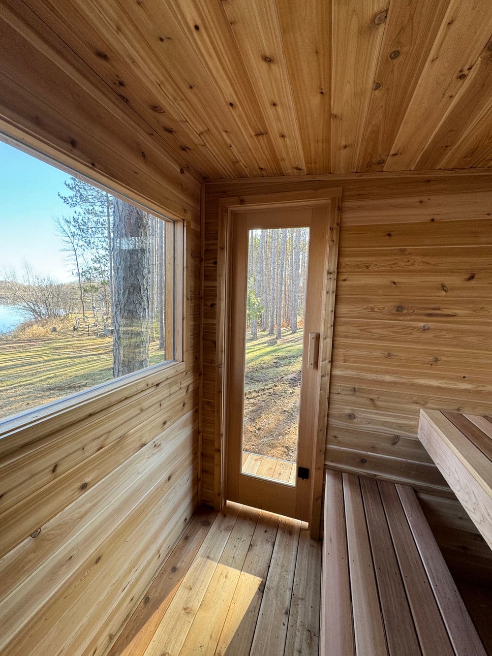 Gallery photos for Northern Steam Tuli Sauna Installed on Island Lake Near Sturgeon Lake: Image #2