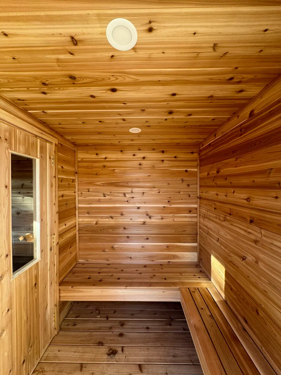 8x14 Two-Zone Wood-Fired Sauna in Ham Lake, MN, photo 2 of 3
