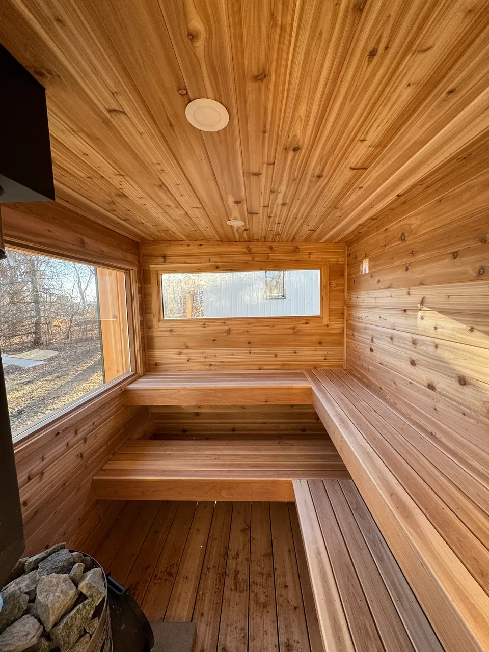 8x14 Two-Zone Wood-Fired Sauna in Ham Lake, MN, photo 3 of 3